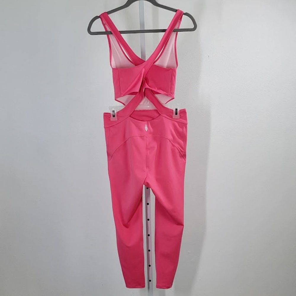 FREE PEOPLE back It up onesie jumpsuit Sz M  NEW - Picture 5 of 11